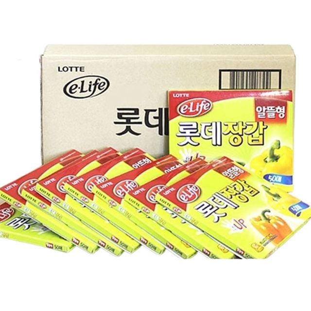 롯데 알뜰형 일회용 위생 장갑 24x27x50매 50개입 위생장갑 일회용장갑 비닐장갑 투명장갑 다용도장갑+셀러팩토리Shop 124,710원