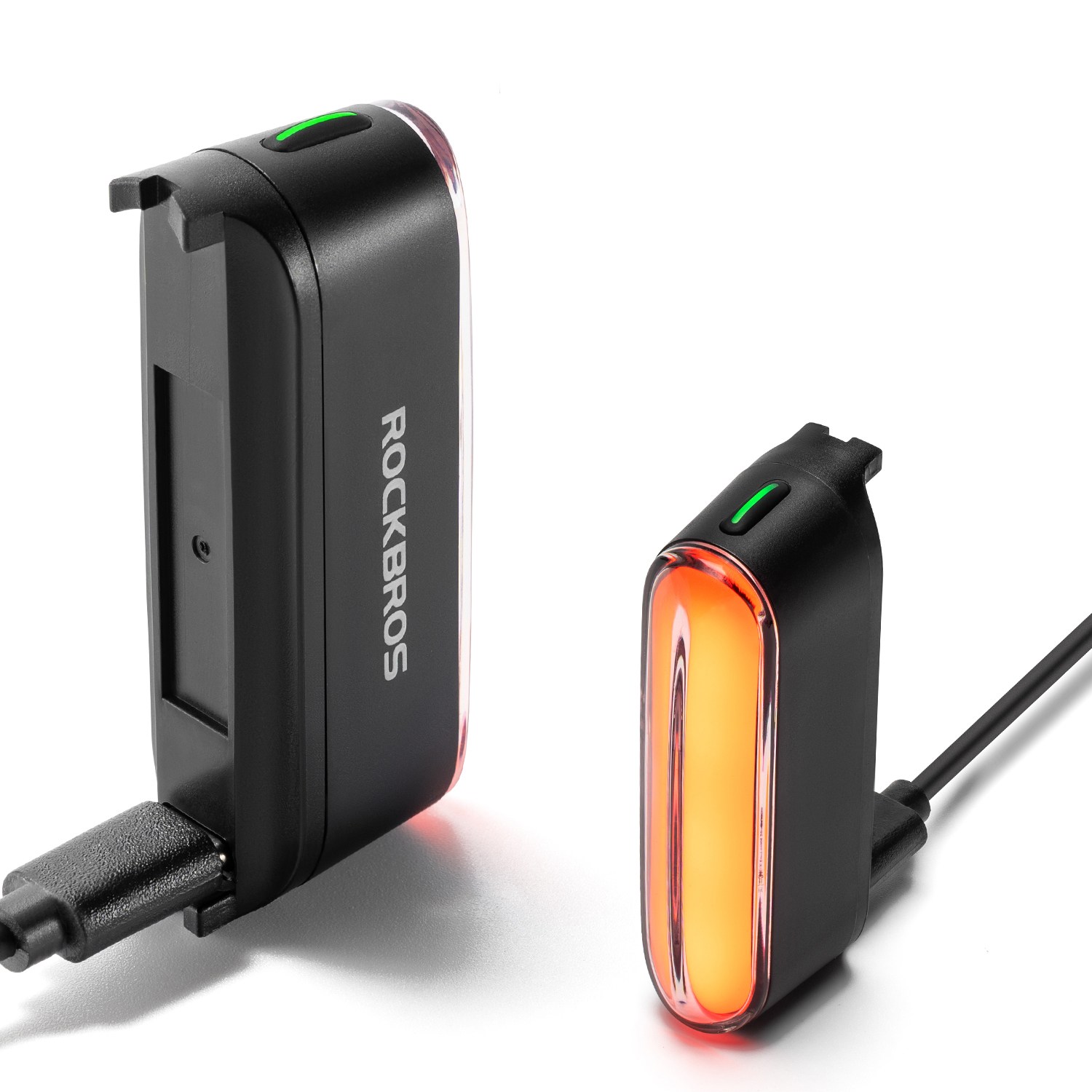 충전식 LED 감속센서 자석 후미등, 1개, 블랙 16,400원