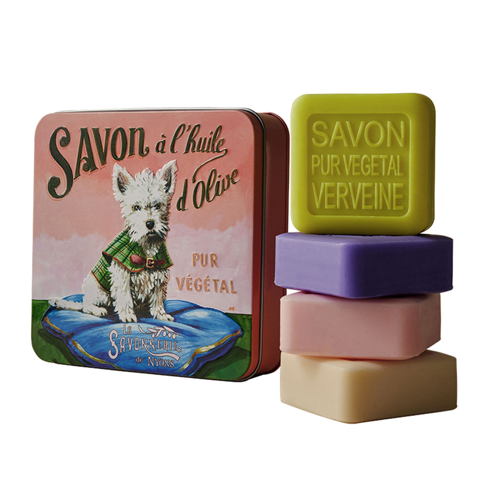 라 사본느리 드 니옹 프랑스 비누 대형 틴케이스, 100g, 4개입 34,900원