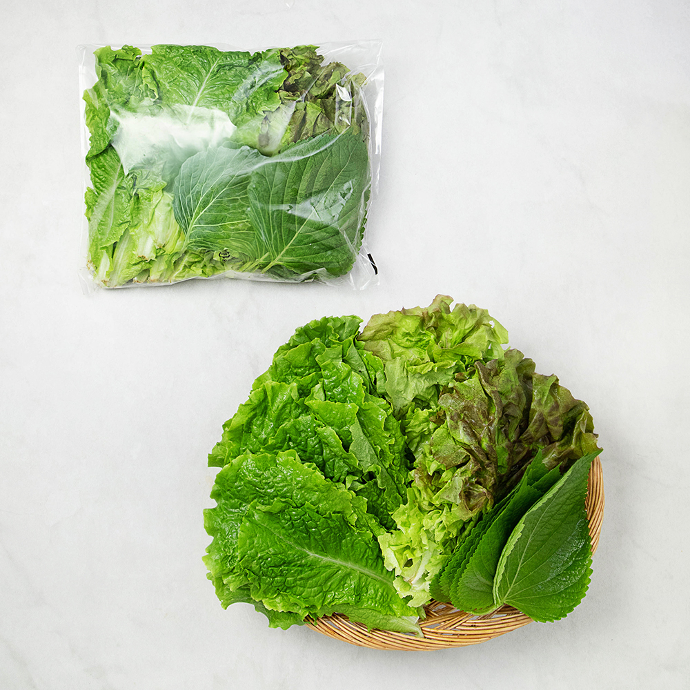 친환경 적상추+청상추+깻잎 2,990원