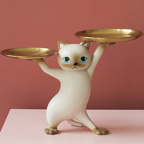 홈마트 엘레강스 고양이 현관 거실 다용도 인테리어 트레이 20,700원