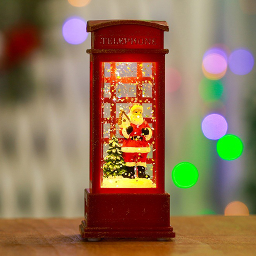 쿼르디 크리스마스 LED 랜턴 워터볼 전화부스 산타 8,250원