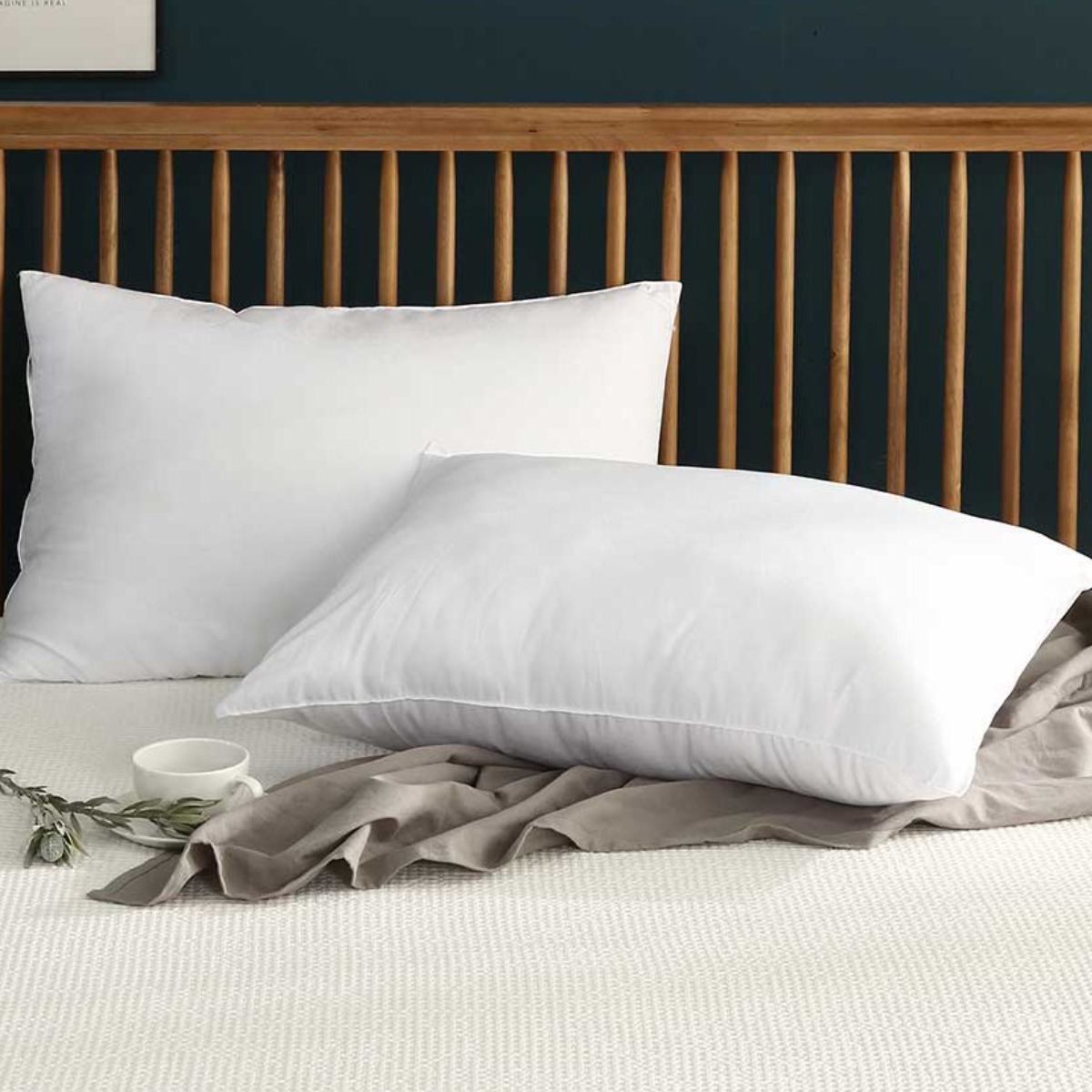 심플리홈 빨아쓰는 향균 베개솜 1+1세트 40x60 50x70 / 높낮이 조절 국내생산, 화이트, 2개 45,000원
