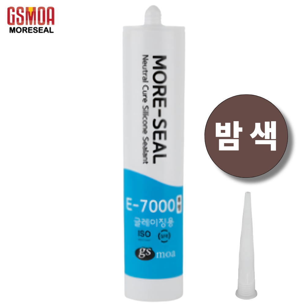지엠코리아 E-7000 일반용 밤색 실리콘 실란트 270ml 노즐포함 4,900원