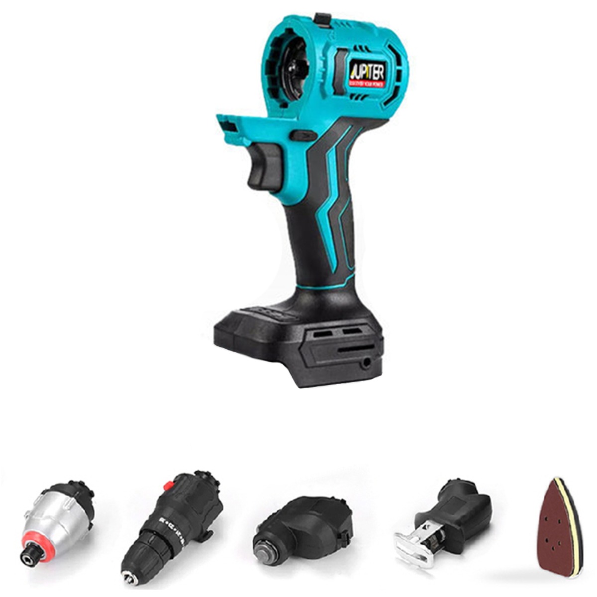 주피터 멀티드릴 본체만 JMD-20P 콤보 5종 마끼다 호환 무선 전동 만능 드라이버 임팩 함마 샌더 컷쏘, 1개 154,800원