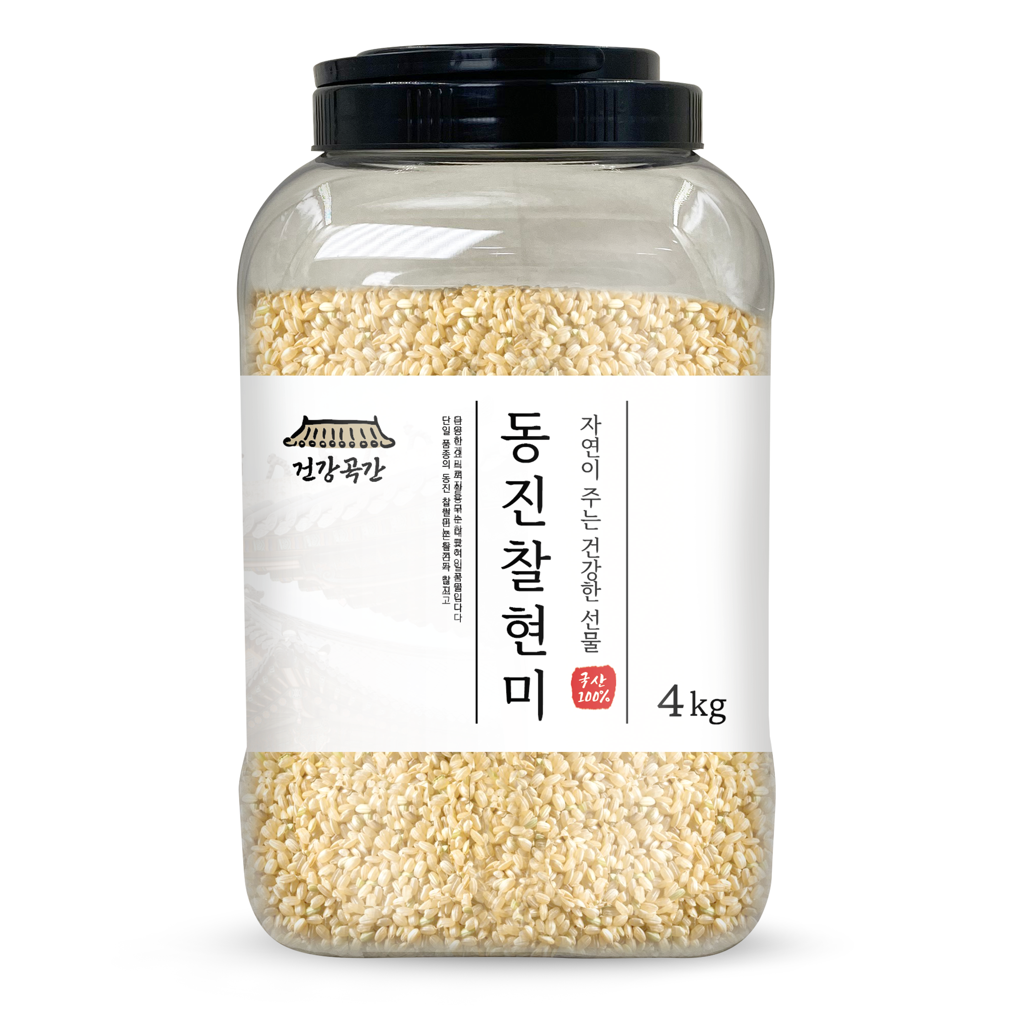 건강곡간 동진 찰현미, 4kg, 1개 21,900원