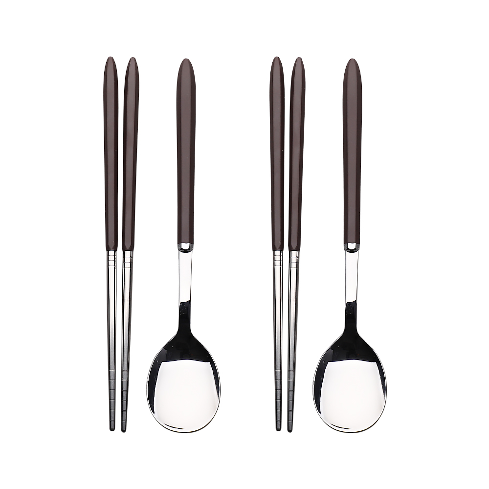 블룸엣홈 헥사곤 스텐 진공 수저 브라운 2벌 세트 12,390원