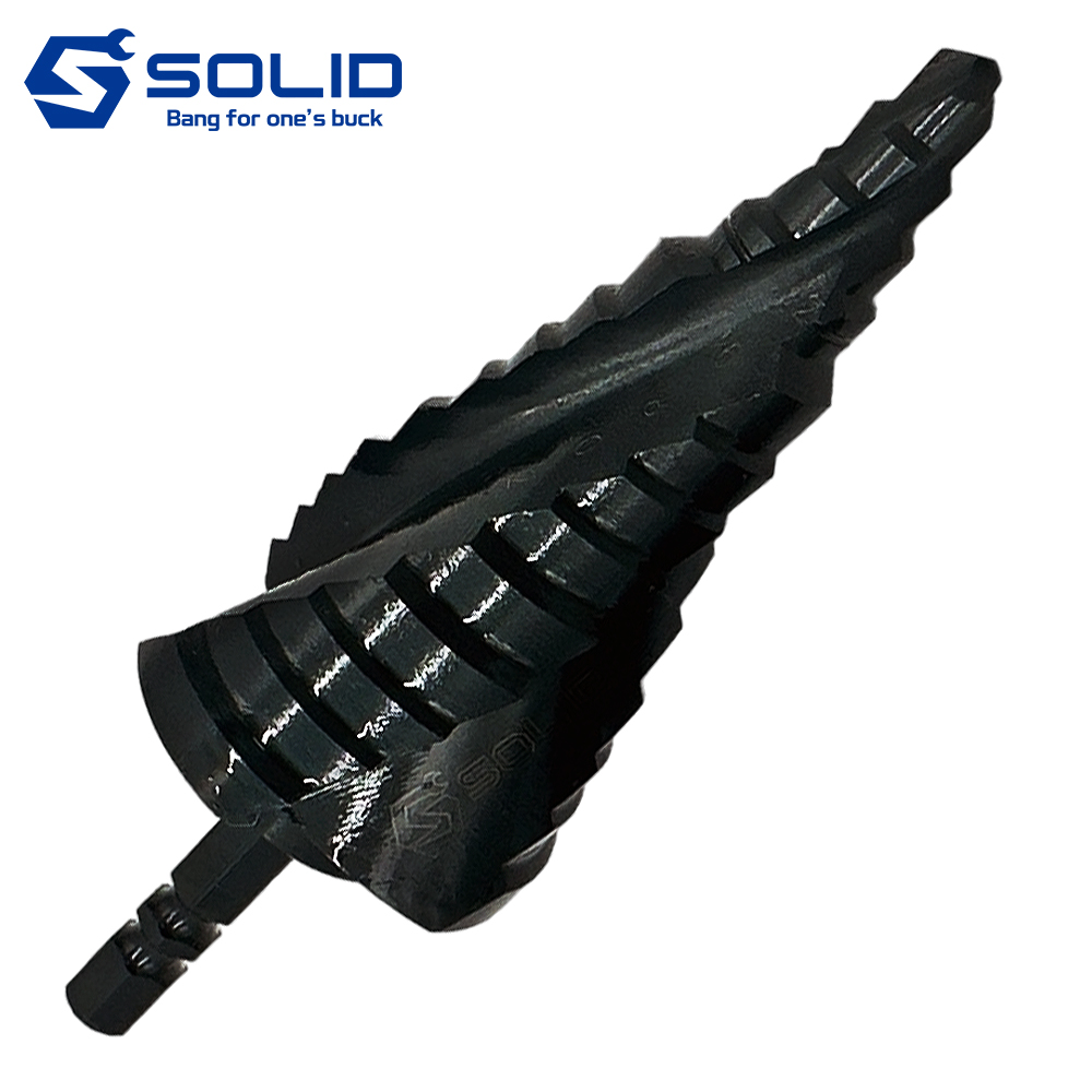 솔리드 3날 철 스텐 스테인레스 스텝드릴 철 나무 홀쏘 홀커터 비트 천공 목재 겸용, 1개 31,500원