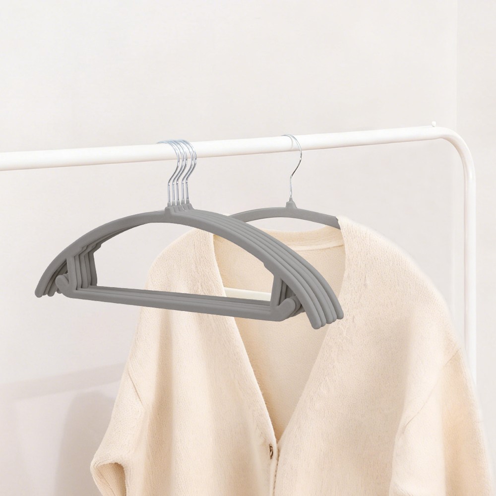 어깨 뿔 방지 내구성 좋은 360도 회전  논슬립 벨벳 라운드 옷걸이 고급형 쿠텐퍼 어깨쭐 논슬립 옷걸이 21,550원