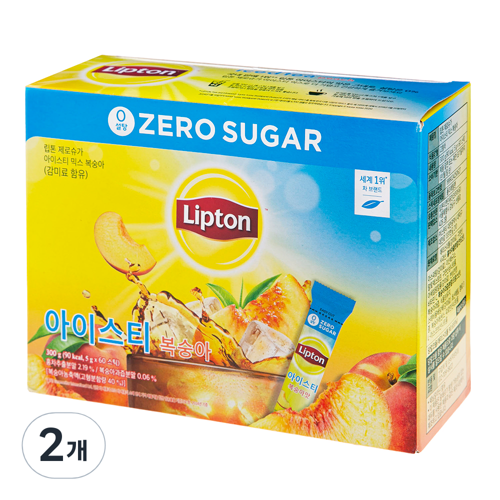 립톤 제로슈가 아이스티 믹스 복숭아, 현재가 23,480원