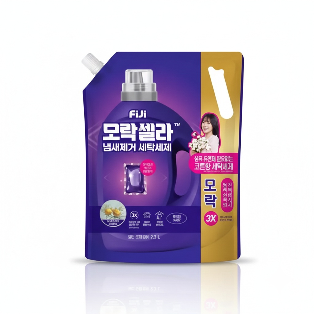 피지 모락셀라 냄새제거 뽀송한 코튼향 리필 2.3L x 2개 대용량 드럼 통돌이 세탁세제 96,810원