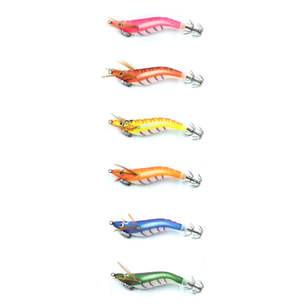 완벽 수평 래틀음 쭈꾸미 갑오징어 프리미엄 에기 6종 세트 뉴 잭스페로우, 1세트 34,900원