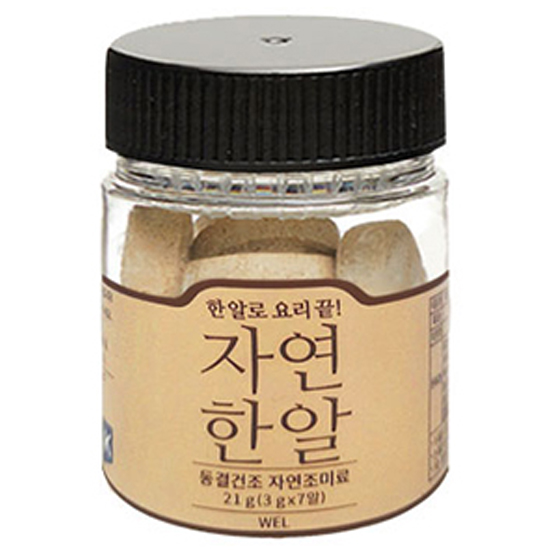 자연한알 휴대용 코인육수, 21g, 1개 9,000원