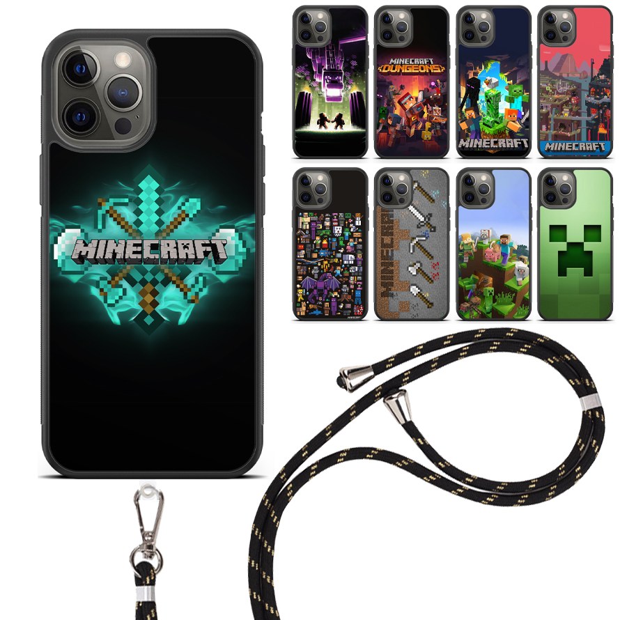 마인크래프트 스트랩 케이스 AT-M130 마이브키즈폰 포켓몬폰2 시나모롤폰 잼폰2, 현재가 16,200원