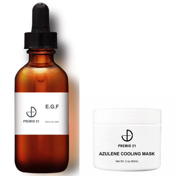 피부과 에스테틱 전문화장품 프레미오21 EGF세럼 60ml+아줄렌60ml 398,000원