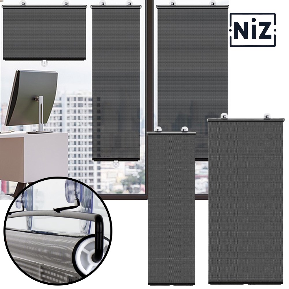 니즈홈 간편설치 흡착식 길이조절 무타공블라인드 간이차광막 창문가리개 롤스크린 방수 휴대용 16,000원