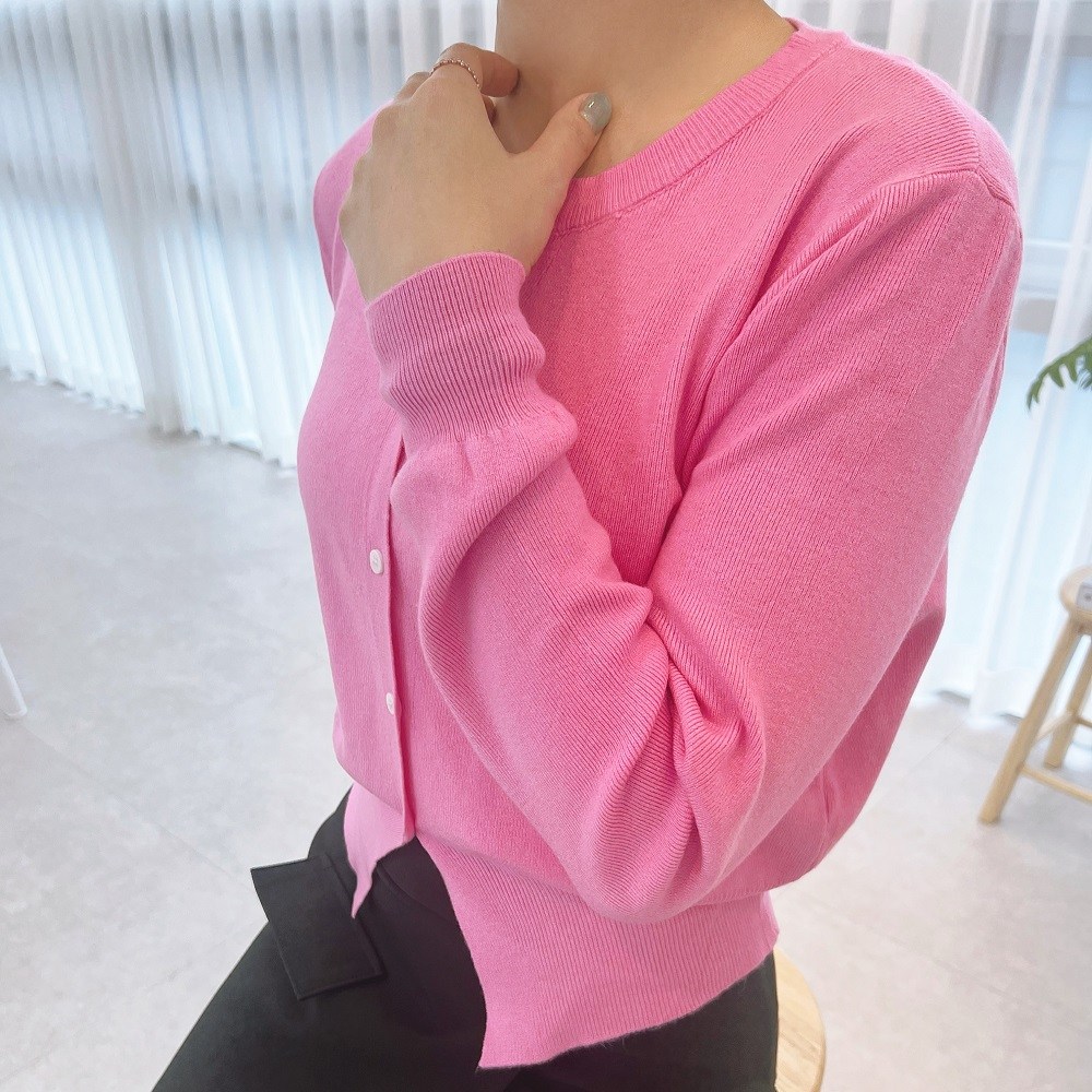 여성 니트 가디건 부드러운 가을 간절기 가디건 6가지 색상 24,790원