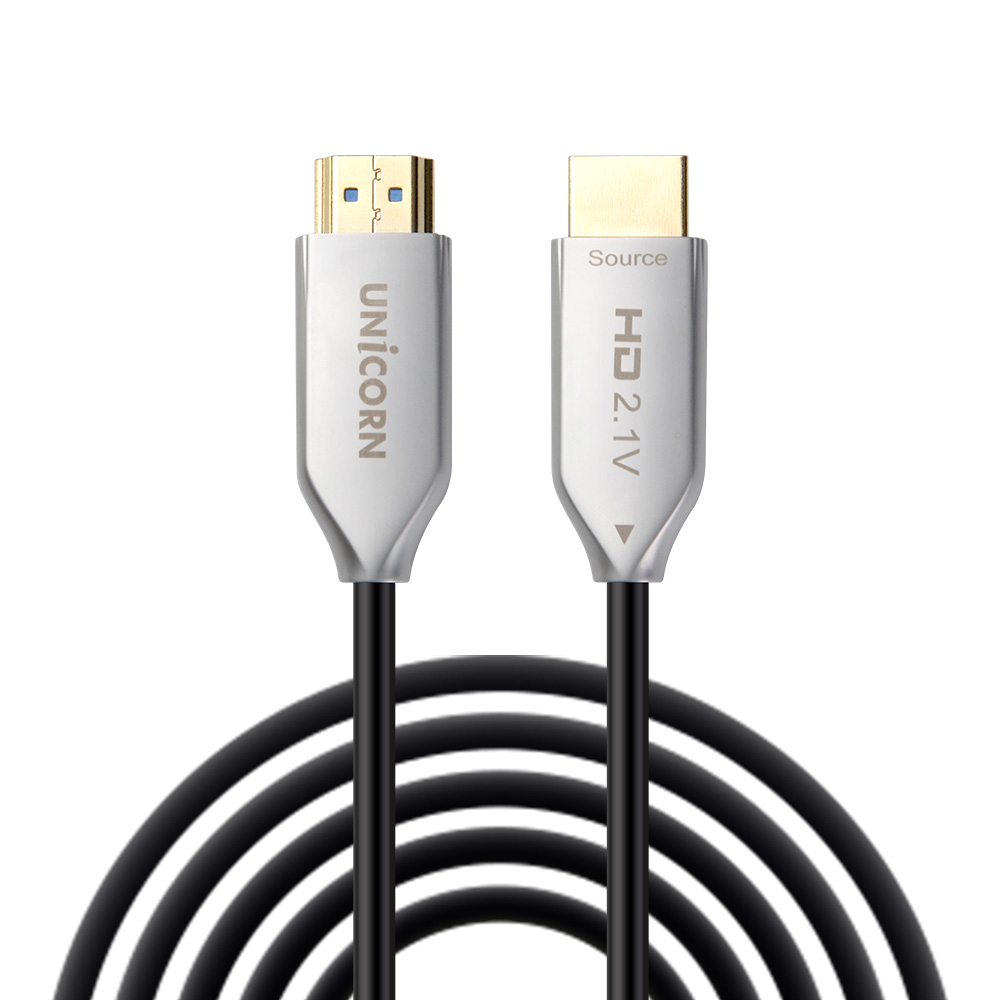 유니콘 HDMI v2.1 UHD 8K 60Hz AOC 하이브리드 HDMI 광케이블 HLC-OP8K-20M, 1개, 2000cm 53,000원