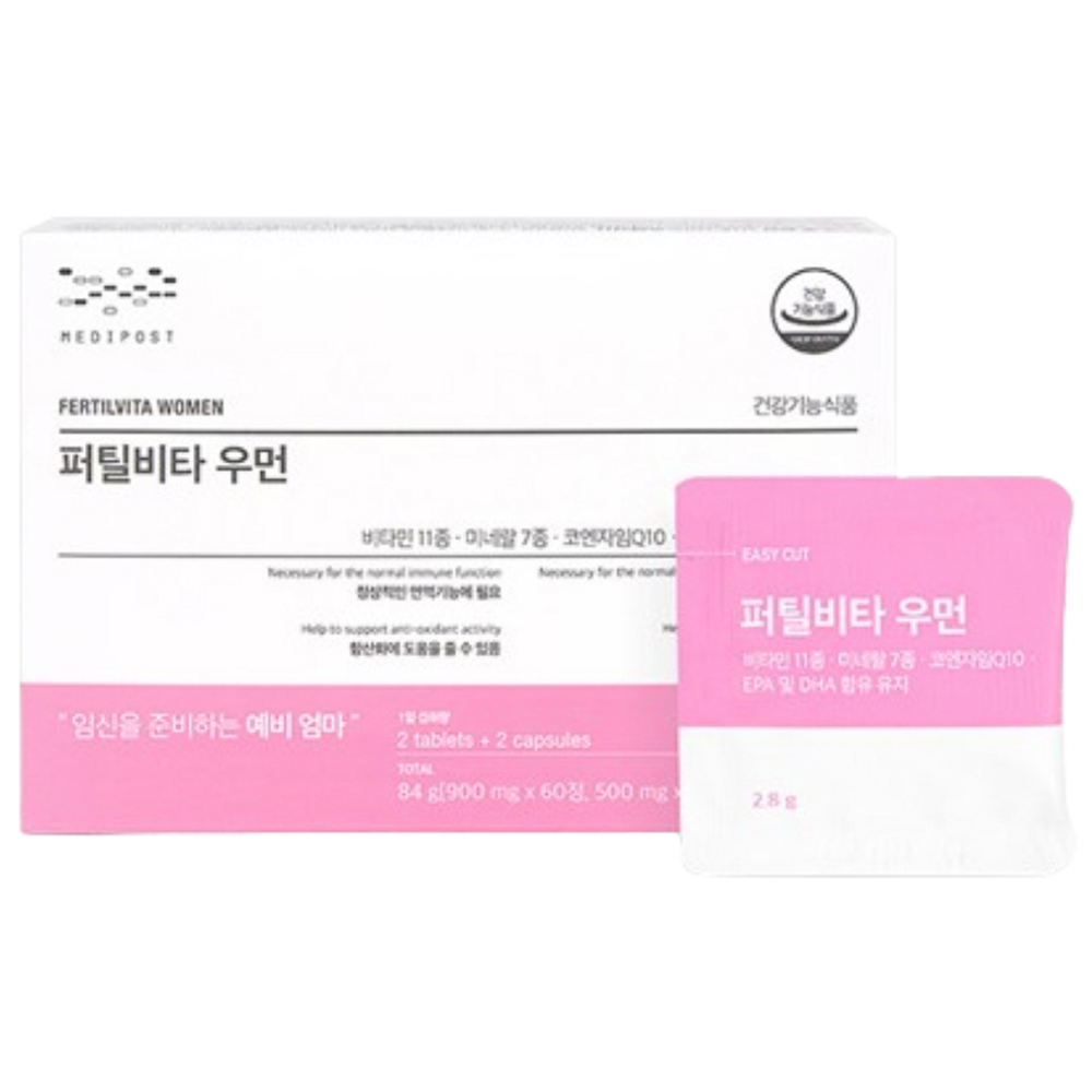 모비타 메디포스트 퍼틸비타 우먼 30p, 84g, 1개 38,400원
