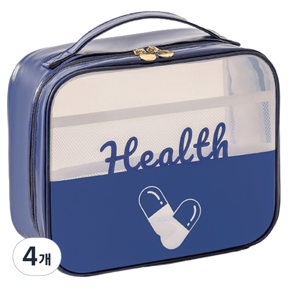 소담몰 응급 여행용 구급 투명 파우치 네이비 L  26 x 12 x 21 cm 36,780원