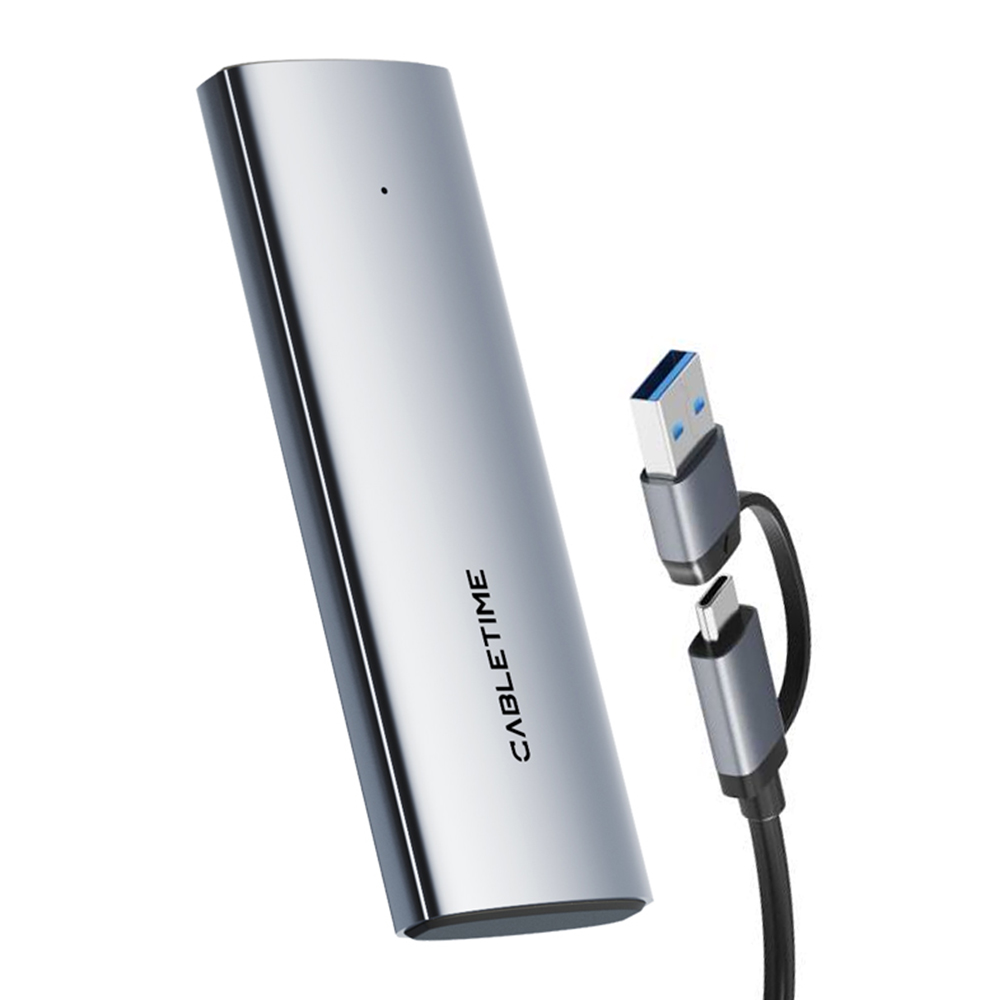 케이블타임 USB3.2 Gen2 10Gbps M.2 NVMe SSD 외장케이스, CB32G, 1개 39,900원