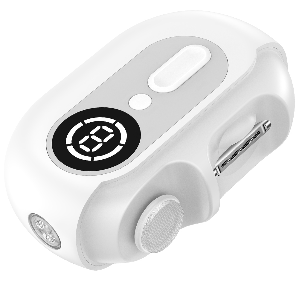 Nolirva 4in1 충전식 전동 손톱깎이 무선 자동 멀티 네일 케어기 디스플레이 LED 조명 비트 저소음 손톱 정리기, 1개, 화이트 47,800원