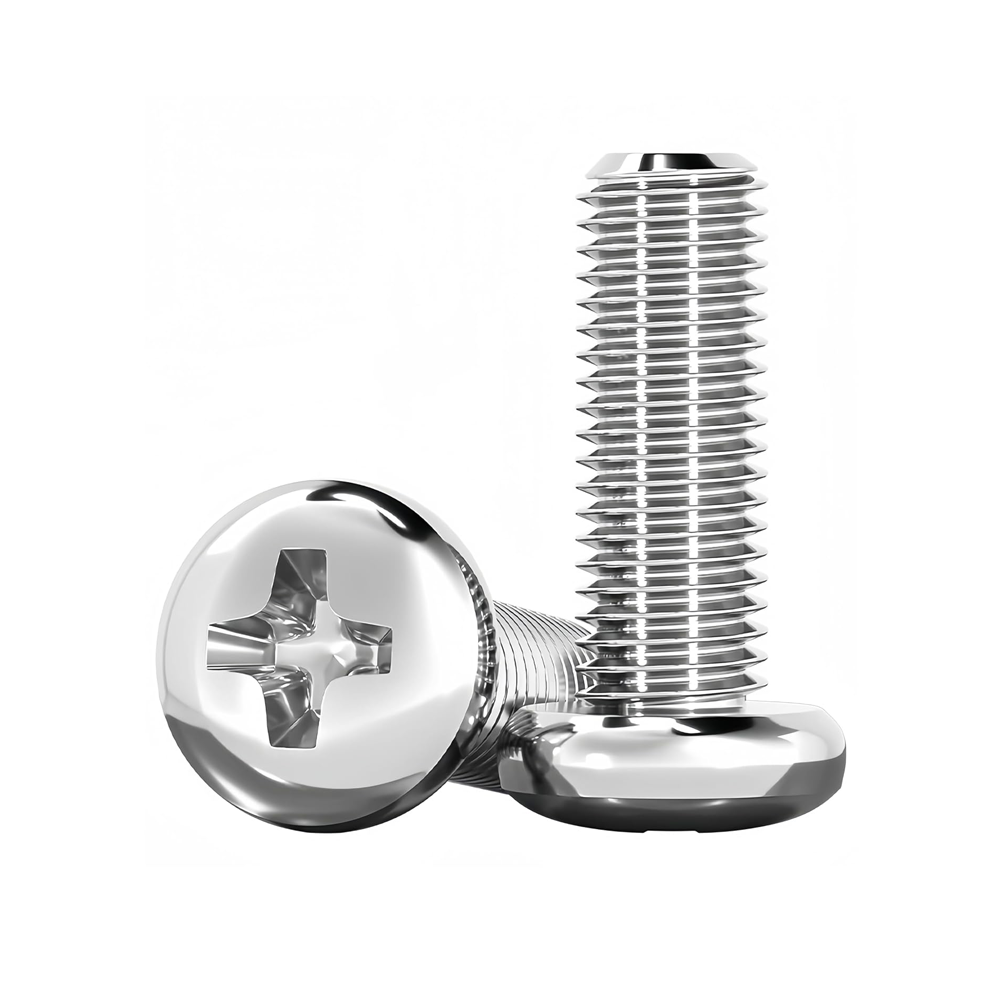 굿나잇몰 둥근 머리 볼트 스텐 십자 마루 P형 냄비 머신 m2 m2.6 m3 m4 m5 m6 낱개 소량 개당 판매, 1개 40원