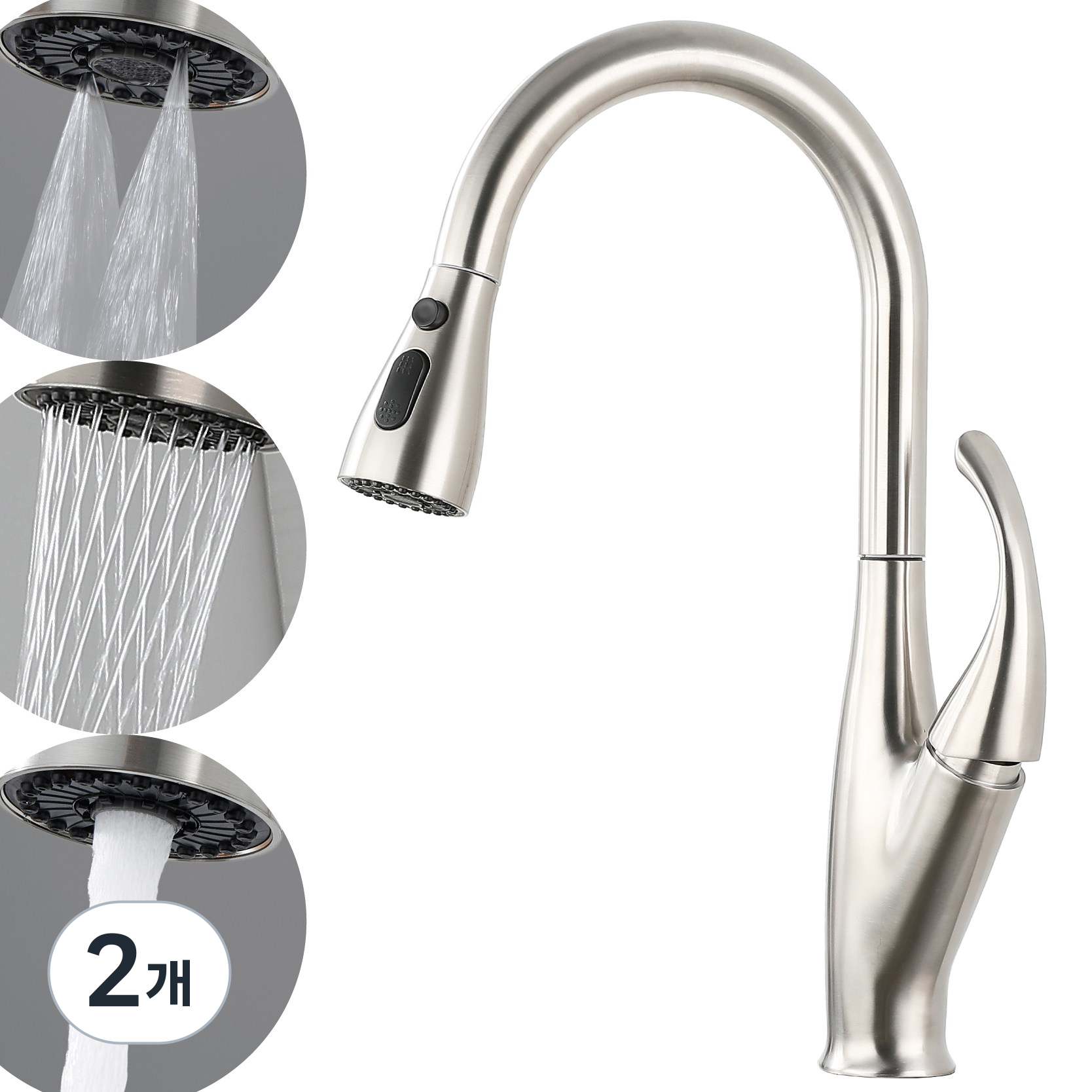 준앤코 베니아 스테인리스 싱크대 주방수전 씽크대 수도꼭지 121,400원