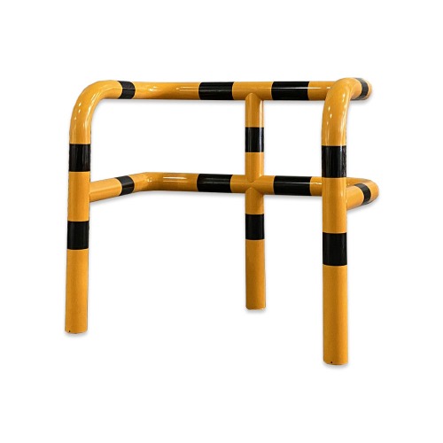 서진 스틸 ㄷ자 2단 코너가드 다리발3개 매립식 앙카식 코너보호대 충격방지 기둥보호대, 76파이, 1개 200,000원