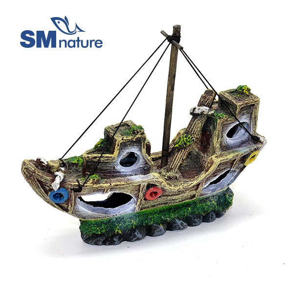 SM 인조 난파선 장식 [4구멍난파선] 신형 8,000원