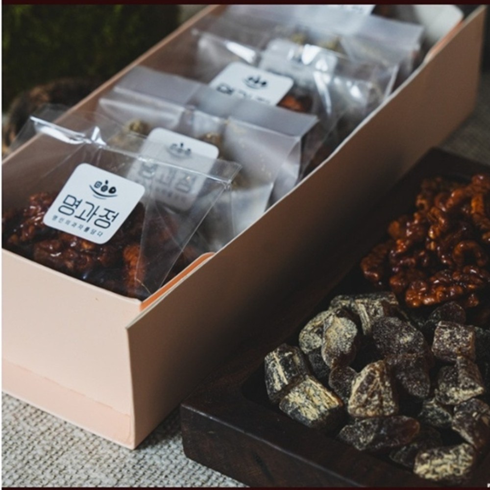 명과정 호두정과 도라지정과 세트 디저트 답례 퇴직 수제 전통 디저트 간식 어르신 위스키 안주 82,980원