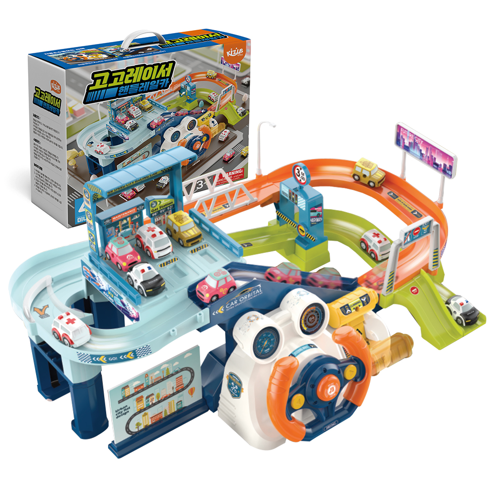 키저스 고고레이서 핸들 레일카, 혼합색상, 1개 48,900원