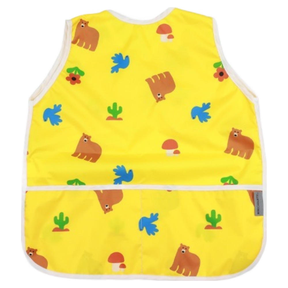 베베슈에뜨 아동용 패턴 일체형 민소매 미술가운 + 두건 + 토시 세트, 현재가 22,500원