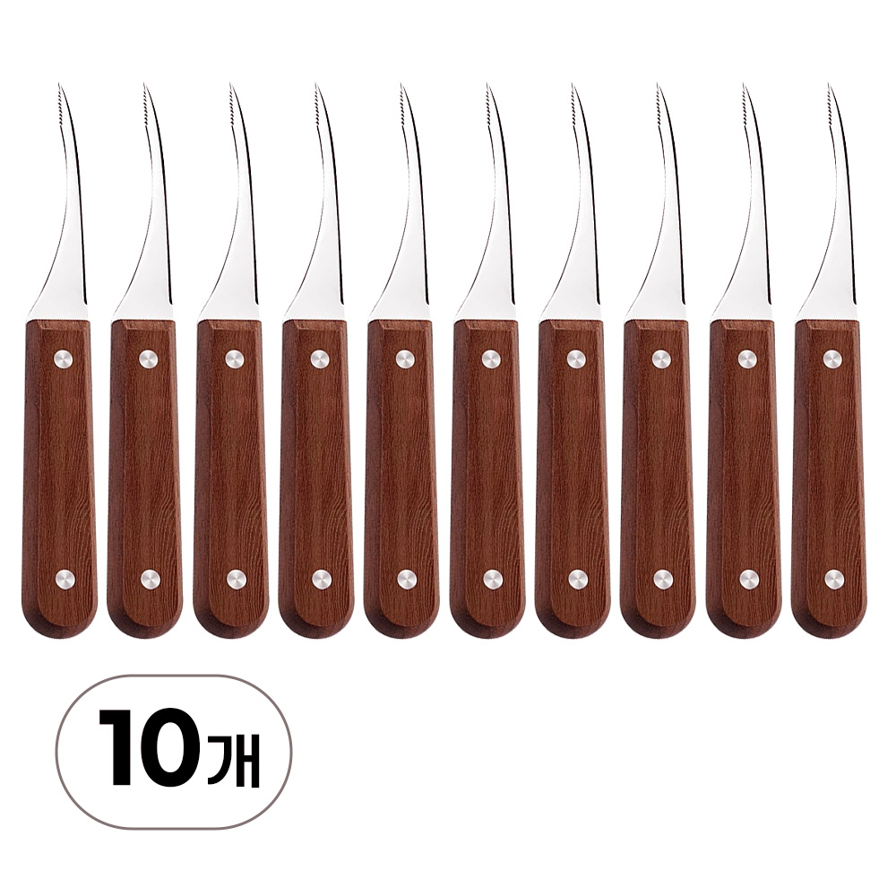 투데이리빙 프리미엄 스텐 새우칼 10개 세트 새우 껍질 까기 제거기 생선 손질 도구 내장 제거 가위 손질칼 9,810원