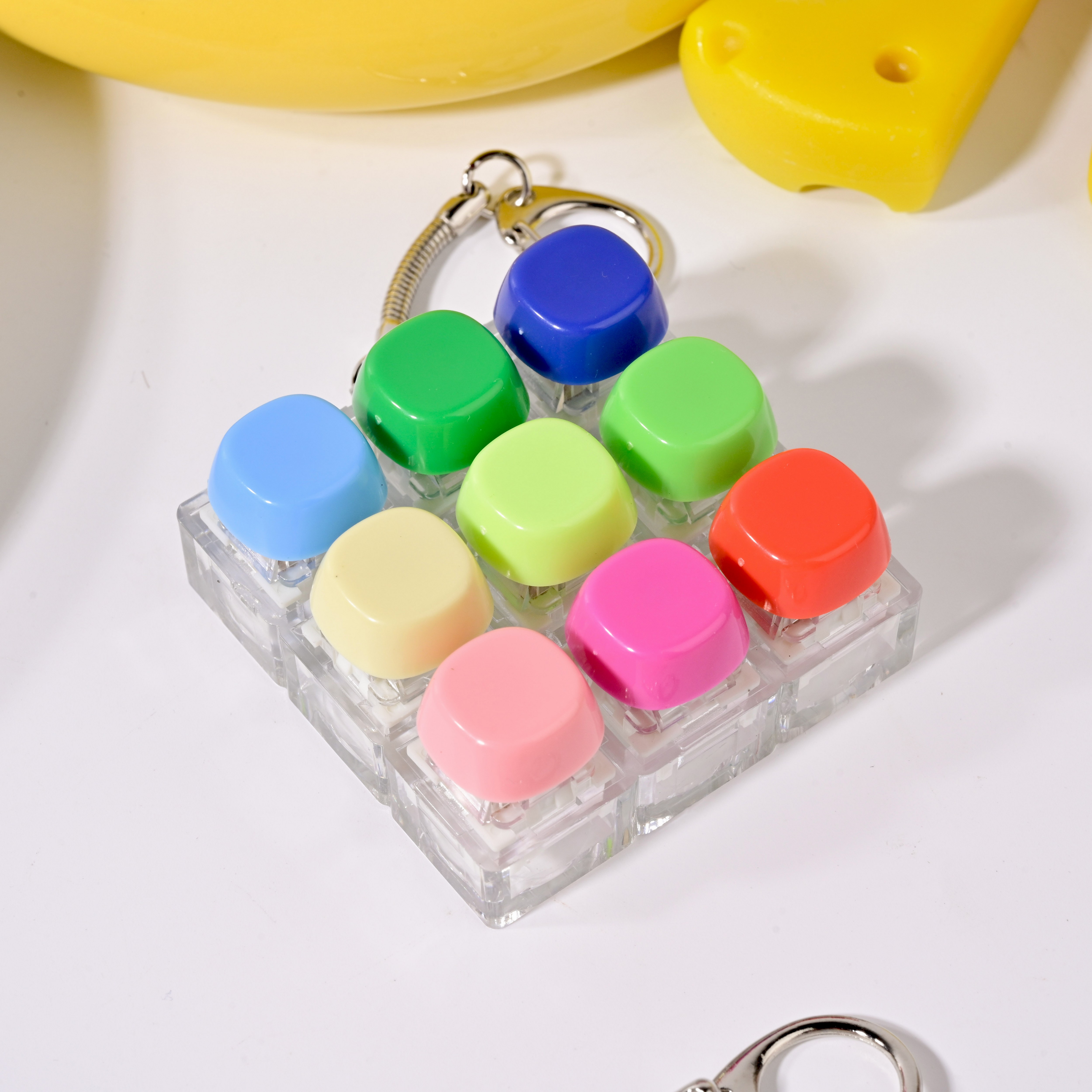 떨샵 키캡키링 키링 모음전 클릭커 클리커 키보드 딸깍이 열쇠고리 스위치 가방 차키 11,900원