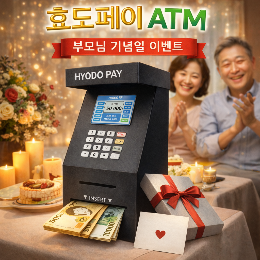 ATM 용돈박스 DIY 키트 부모님 생일 이벤트 용돈선물, 1개, ATM 용돈박스 DIY키트  + 조립서비스 48,500원