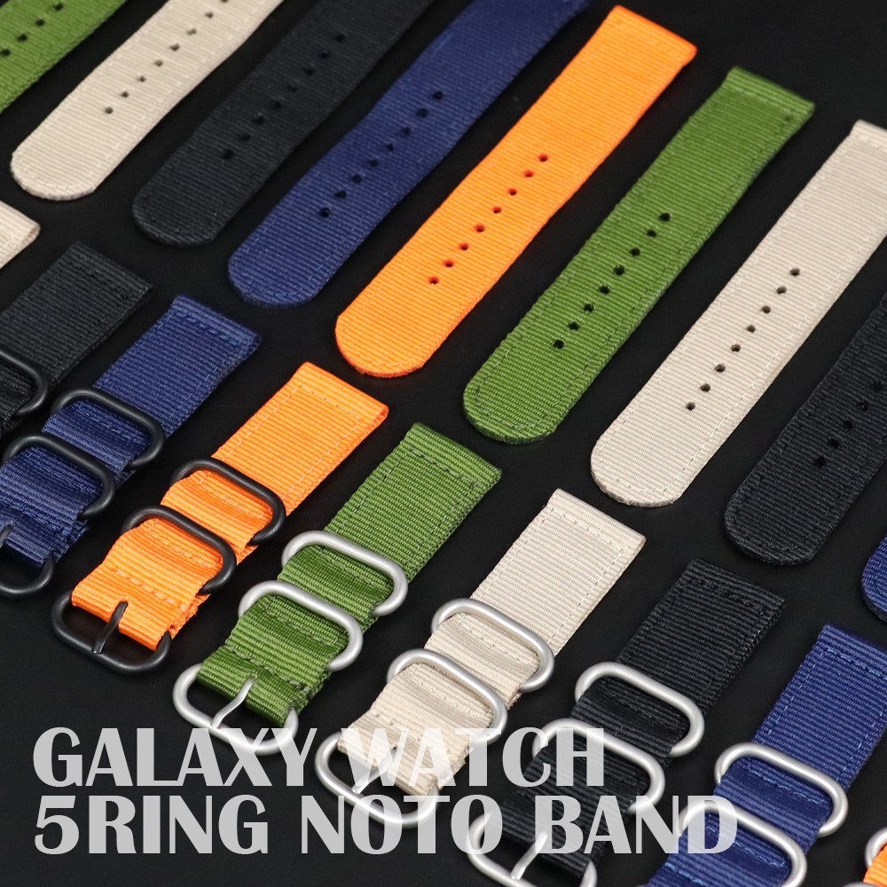 3링 나토밴드 시계줄  갤럭시워치4 46mm 42mm 워치3 액티브2 44mm 40mm 기어S3 7,500원