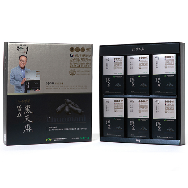 [천마니] 이상벽 무주 명품 발효 흑천마 30ml X 30포, 30개, 30ml 496,000원