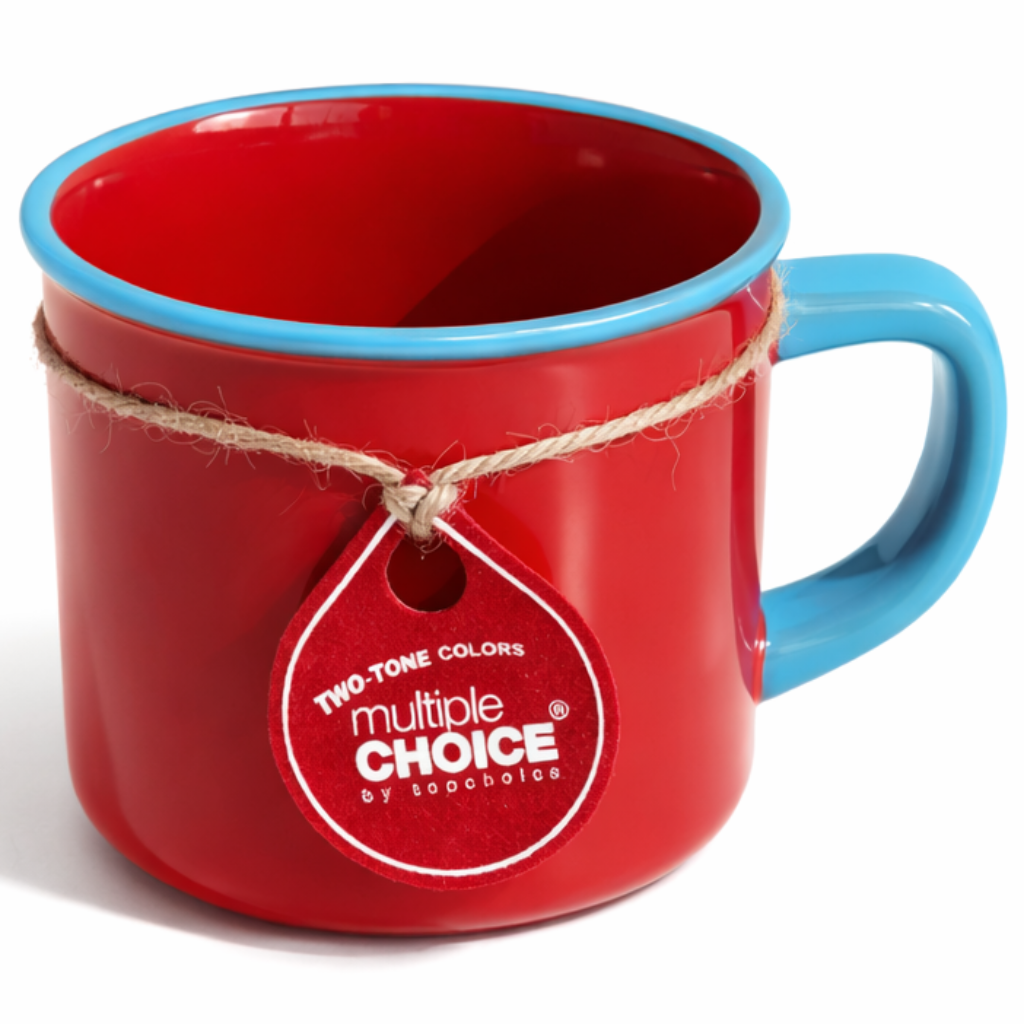 디얼리 탑초이스 투톤 머그 법랑 머그잔+코스터 350ml, 1개, 레드, 현재가 10,400원