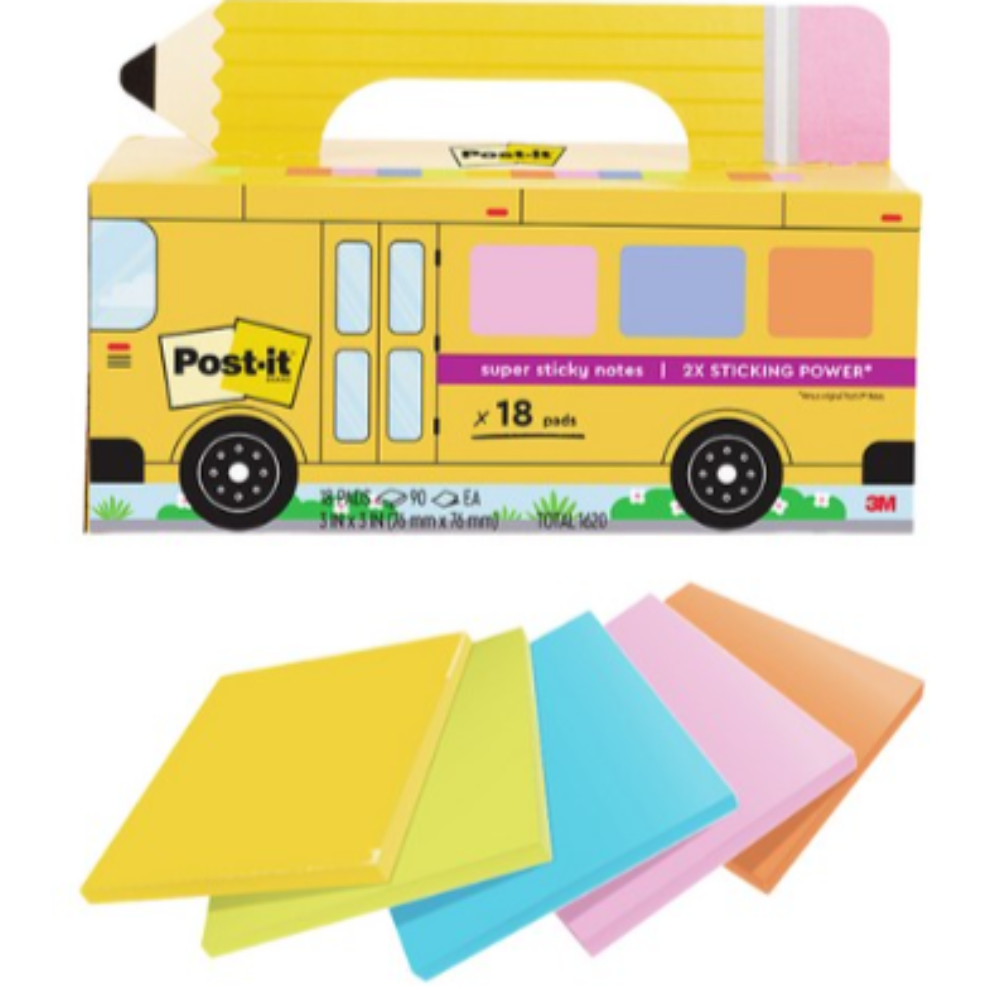 포스트잇 강한점착용 노트 메모지 18p 세트 654-18SSBUS 836,920원