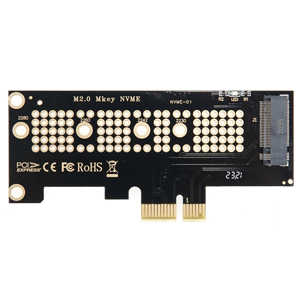 컴스 PCI Express 변환 카드 컨버터 M.2 NVME SSD KEY M to PCI-E 1x 어댑터 7,980원