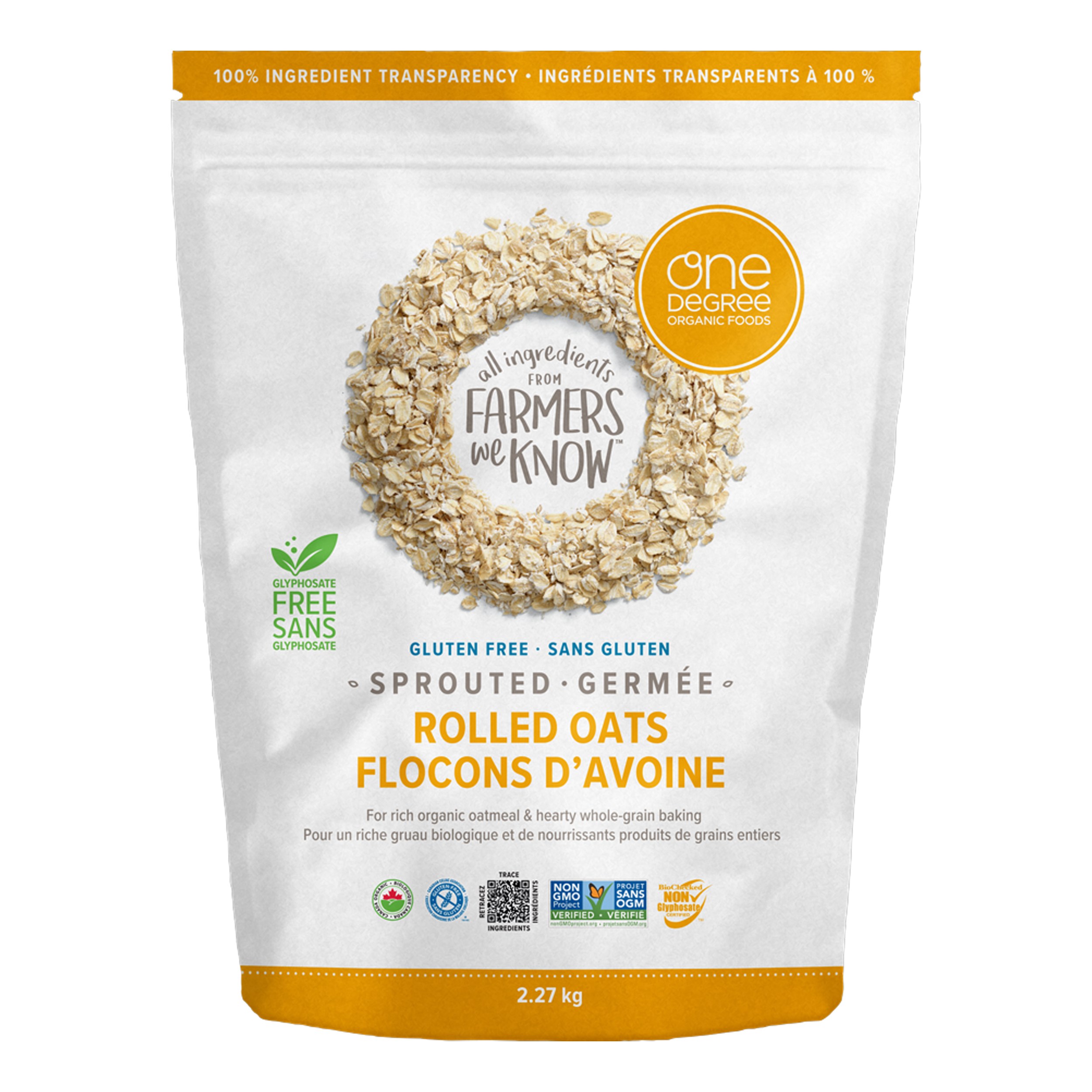 원 디그리 유기농 발아 귀리 오트 2.27kg 캐나다 코스트코, 1, 2.27kg 44,900원
