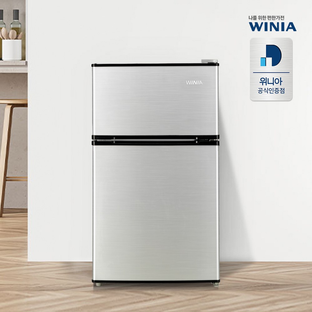위니아 일반 소형냉장고 WWRB091HEMCSO 2도어 87리터 194,350원