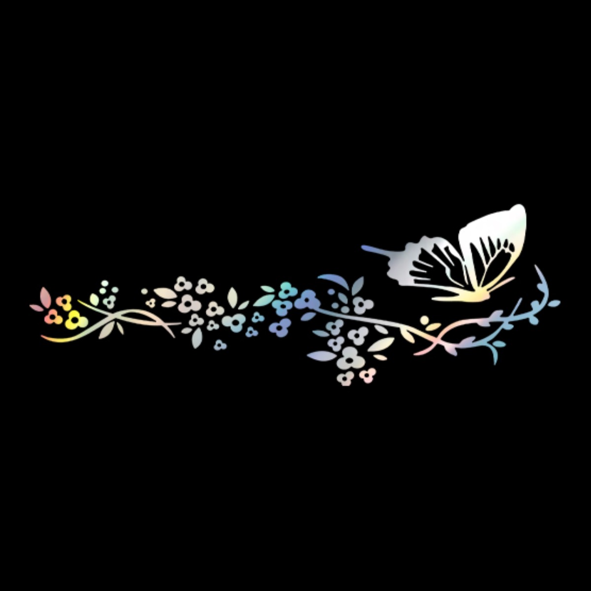 자동차포인트00771꽃가지와나비 튜닝스티커, 레드, 1개 8,900원