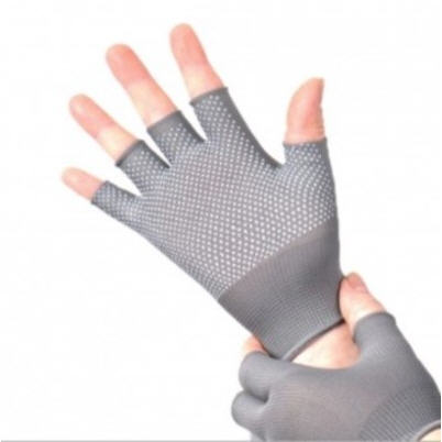 장갑 반장갑 손가락장갑 엠보싱장갑 스포츠장갑 운전장갑 낚시장갑 등산장갑 쿨장갑, 회색 반장갑, 1개 3,000원