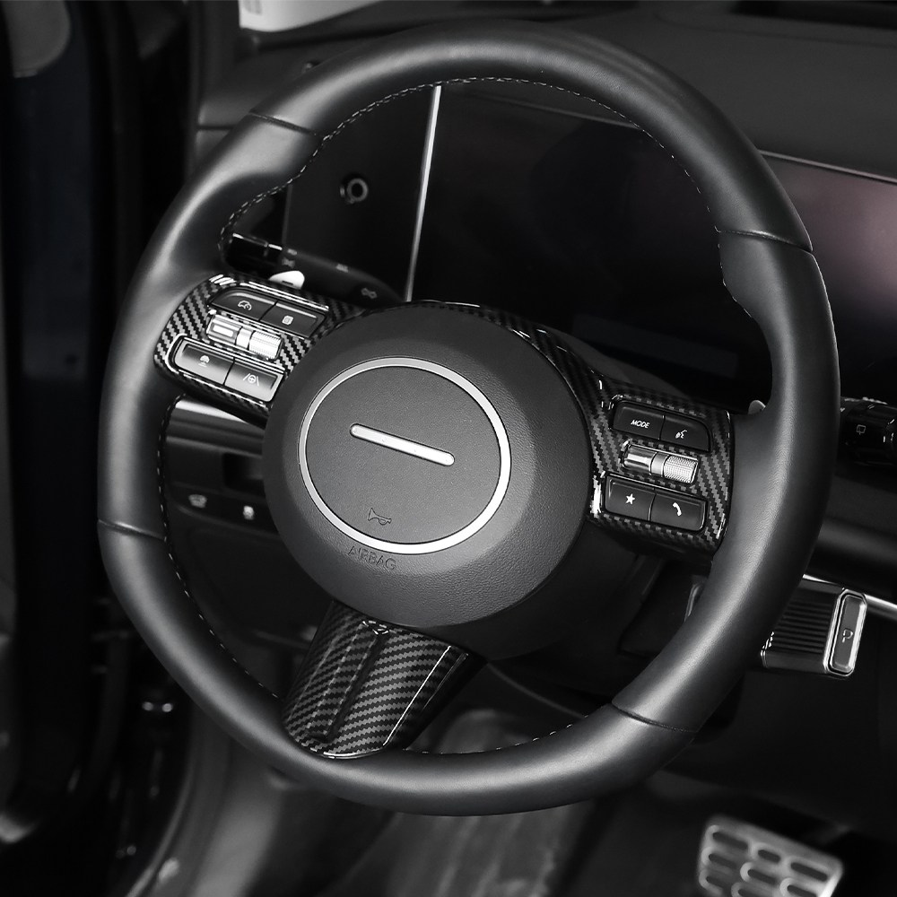 영카클럽 더뉴 투싼 NX4 호환 핸들프레임 포인트 몰딩 커버 차량 튜닝 용품, 유광카본, 기타 34,000원