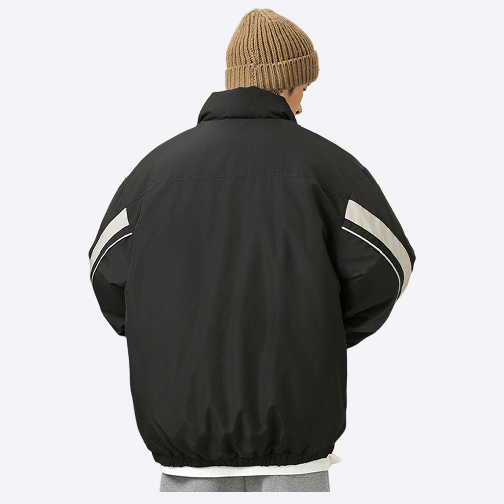 에브리핏 남자 리버시블 숏패딩 양면 투톤 배색 스탠드넥 오버핏 겨울 방한 점퍼 49,900원