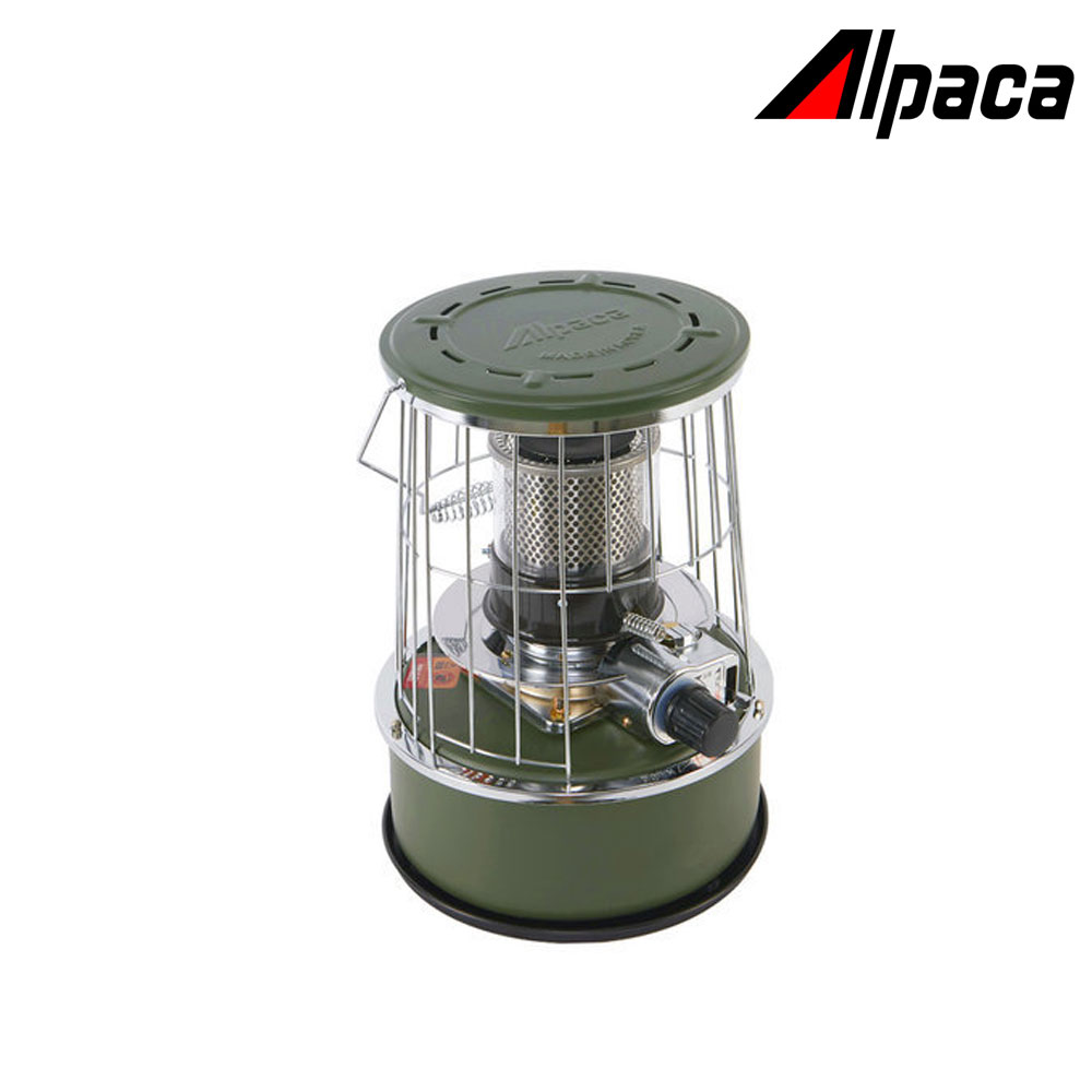 알파카 심지식 석유난로 카키색상 5.5리터 18㎡석유히터 기름난로 캠핑난로 등유난로 야외히터 163,000원