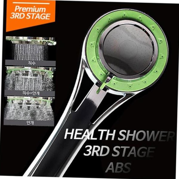 포세이돈D 수압3배UP/3단초록마사지 샤워기헤드 dsl*1572yn 8,810원