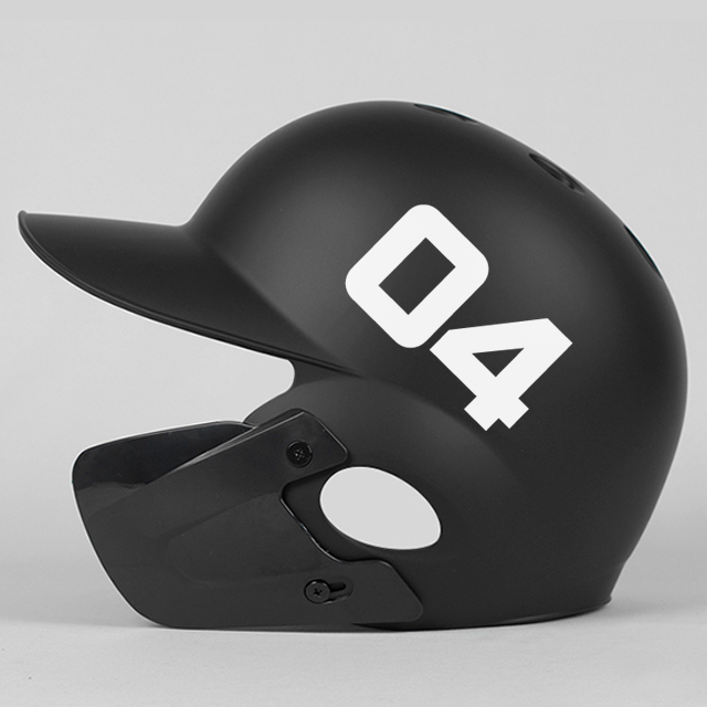 야구헬멧 등번호 엔트리넘버 스티커 2장 1세트 3,200원